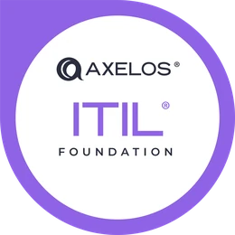 ITIL 4 Foundation badge