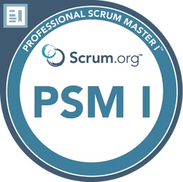 Professional Scrum Master I · PSM I badge