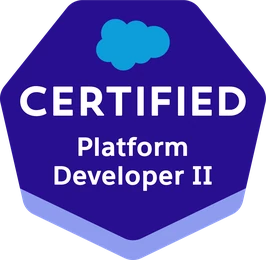 Salesforce Platform Developer II badge